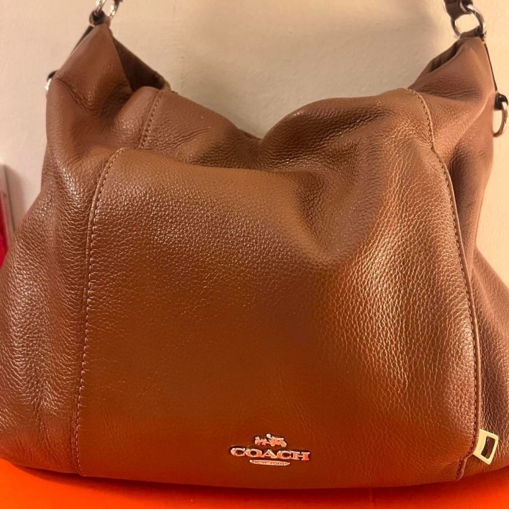 Vintage Brown Coach Shoulder Bag
